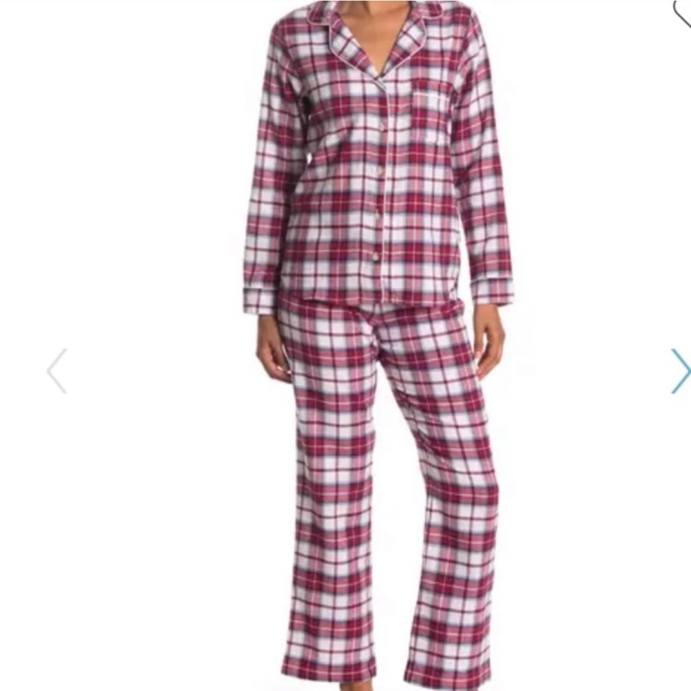 UGG Raven plaid flannel pajama 2 piece set